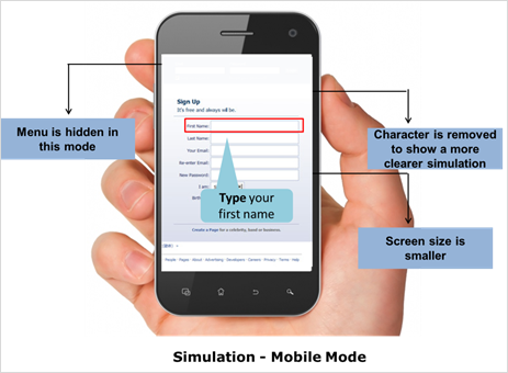 Simulations - Mobile Mode