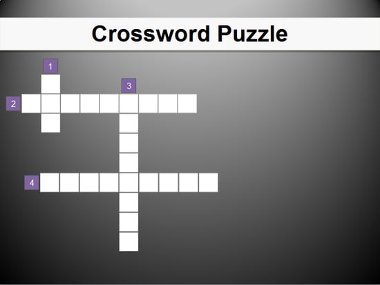 Creating a Crossword Puzzle is Easier than Ever with Articulate Storyline
