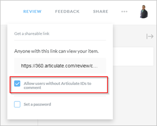  Comment in Articulate Review without Account