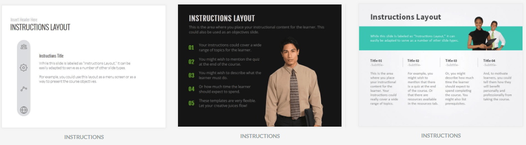 Instruction layouts