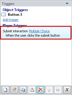 Submit interaction multiple choice