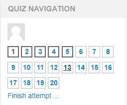 Quiz-navigation