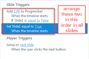 Step 4 - Slide Triggers