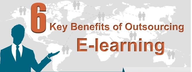 6 Major Benefits of Outsourcing E-learning [Infographic]