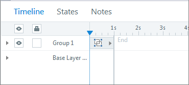 Adjust the timeline of the layer SpinDemo Step 3