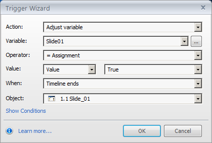 Adjust variable