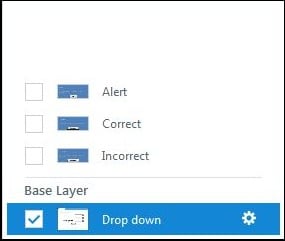 Create correct incorrect and alert layers