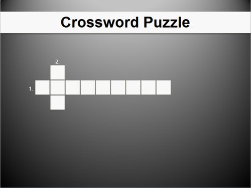 How to Create a Crossword Puzzle with Articulate Storyline