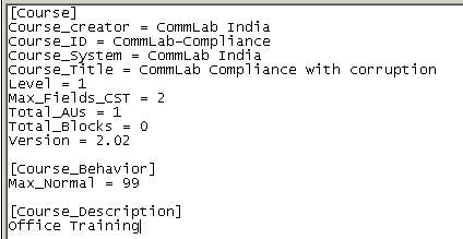 Sample .CRS file