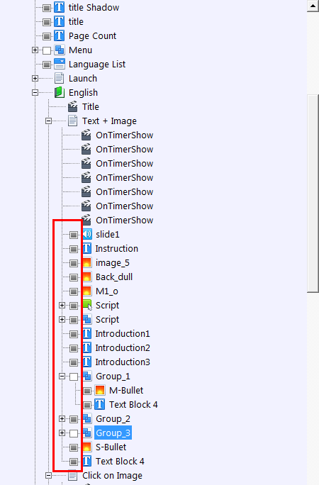 Expand and Collapse icons 