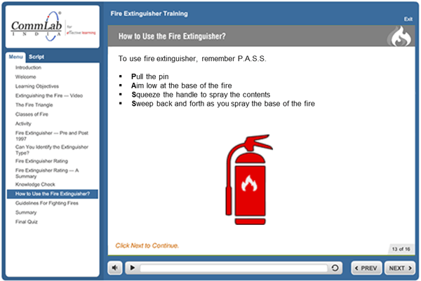 How to use fire extinguisher before