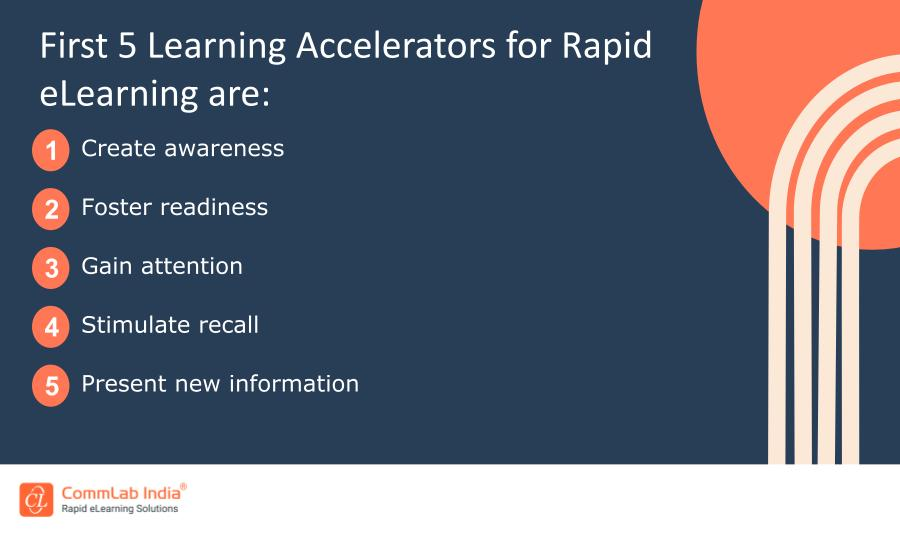 First 5 Rapid eLearning Accelerators to Expedite Your Learning Journey