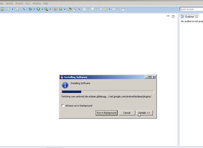 Installing Softwares Screen