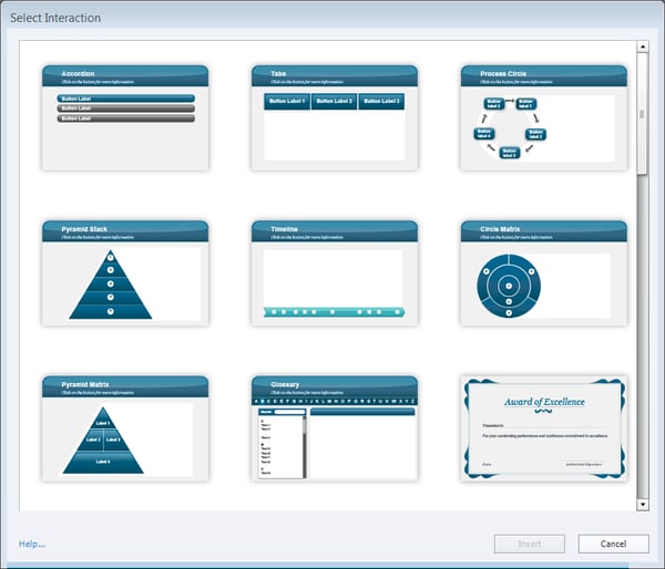 Learning Interactions in Adobe Captivate