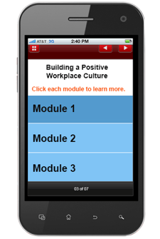 Mobile learning modules