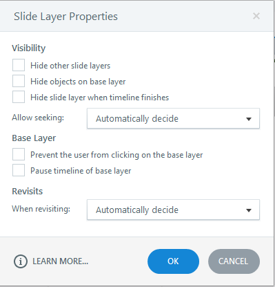 Open the layer settings for all the six layers