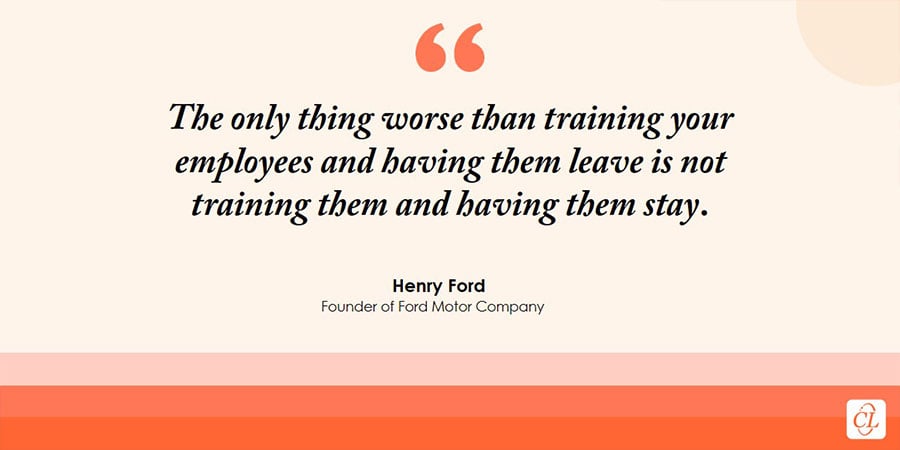Quote on Importance of Training