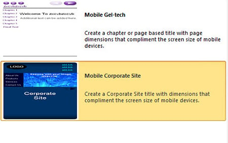 Ready to use Tablet and Mobile Templates