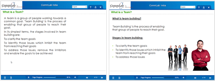 Samples of Content Before and After Chunking