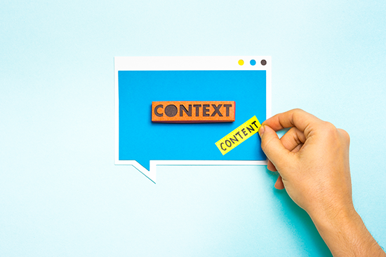 Setting Learning Content in Context