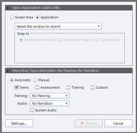 Simulation Settings