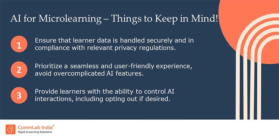 Some Important Considerations While Integrating AI Into Microlearning