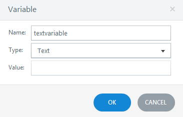 Text variable