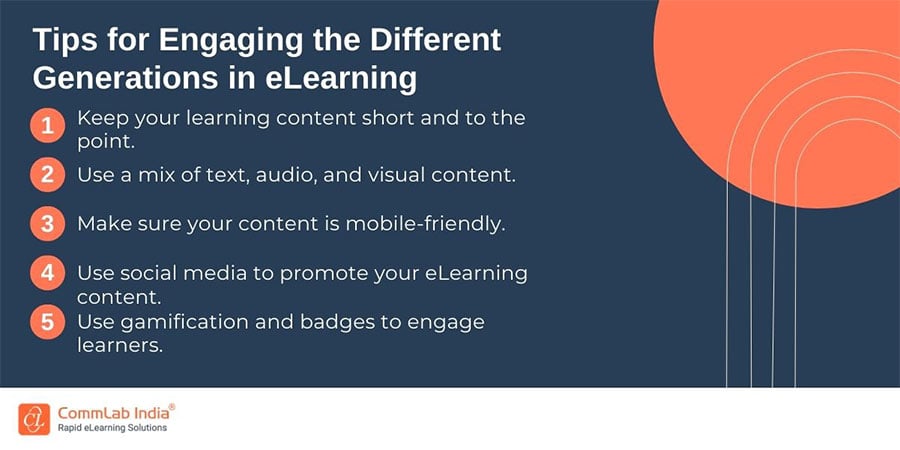 Tips for Engaging the Different Generations in eLearning