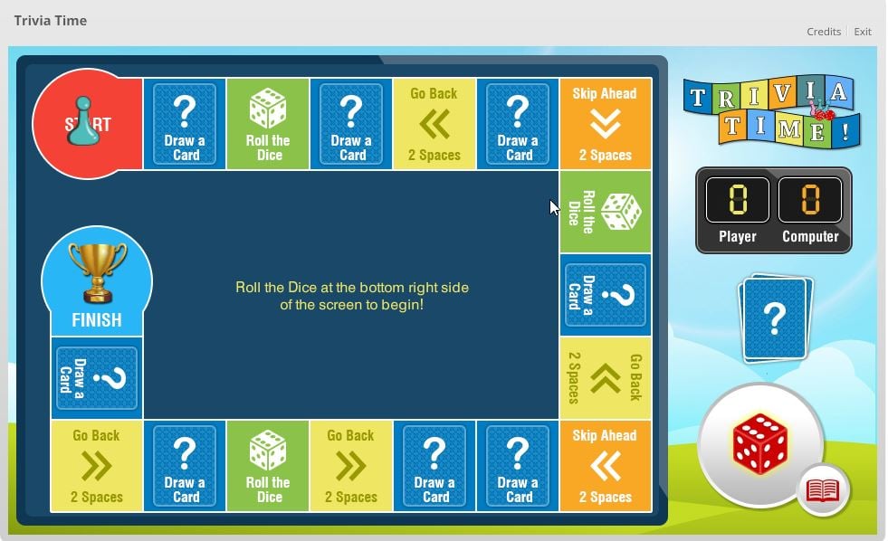  Dice Game using Articulate Storyline