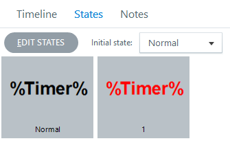 Turn the timer value color