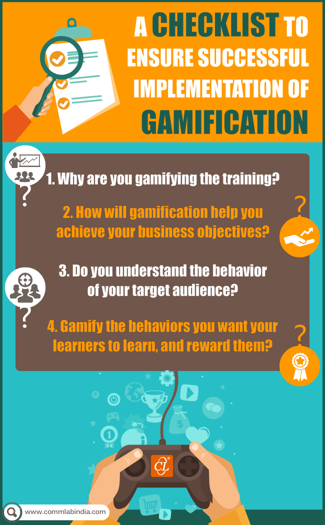 A Checklist to Ensure the Successful Implementation of Gamification [Infographic]