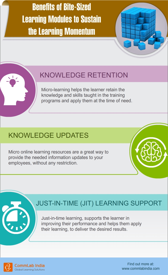 How Bite-Sized Learning Modules Sustain Learning Momentum [Infographic]