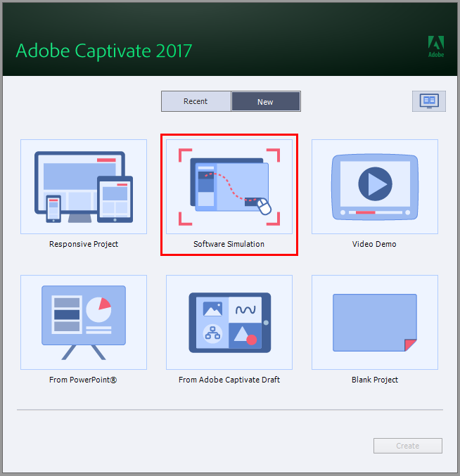 Simulations using Adobe Captivate