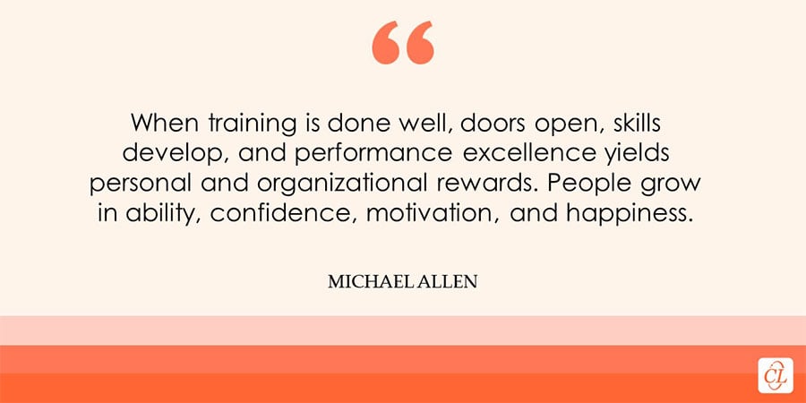 eLearning Quote by Michael Allen