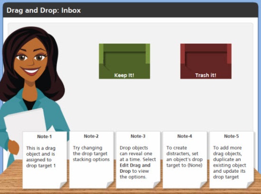 Customize Built-in Drag and Drop Interaction Using Articulate Storyline