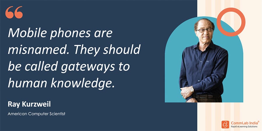 Interesting Quote about Role of Mobiles in Rapid eLearning
