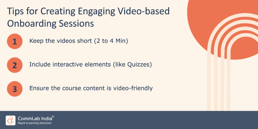 Tips for Creating Engaging Video-based Onboarding Sessions
