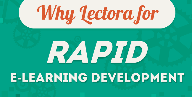 Why Lectora for Rapid E-learning Development [Infographic]