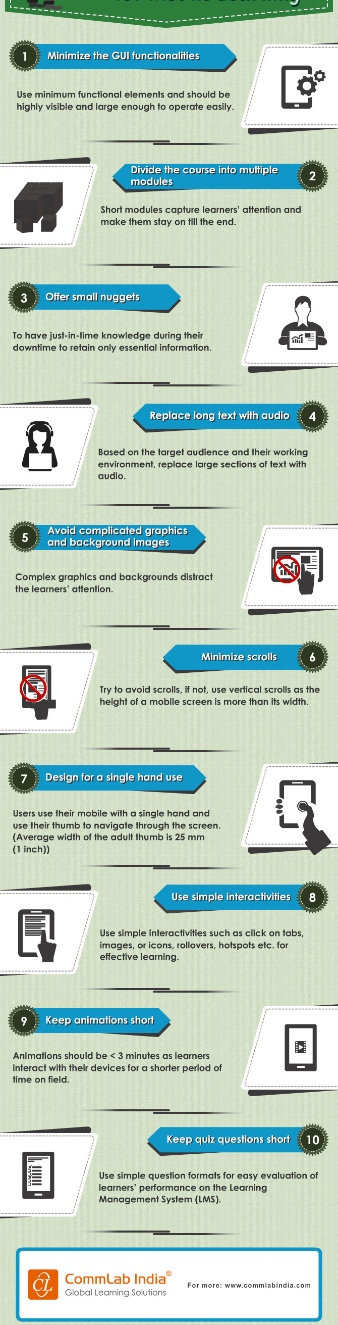 10 Learning Design Tips for Mobile Learning [Infographic]