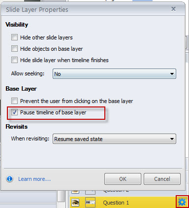 Pause a Media file Using Pause Timeline of Base Layer