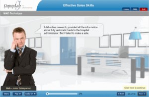 Screenshot Showing Effective Sales Skills