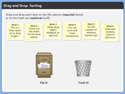 Customize Built-in Drag and Drop Interaction Using Articulate Storyline