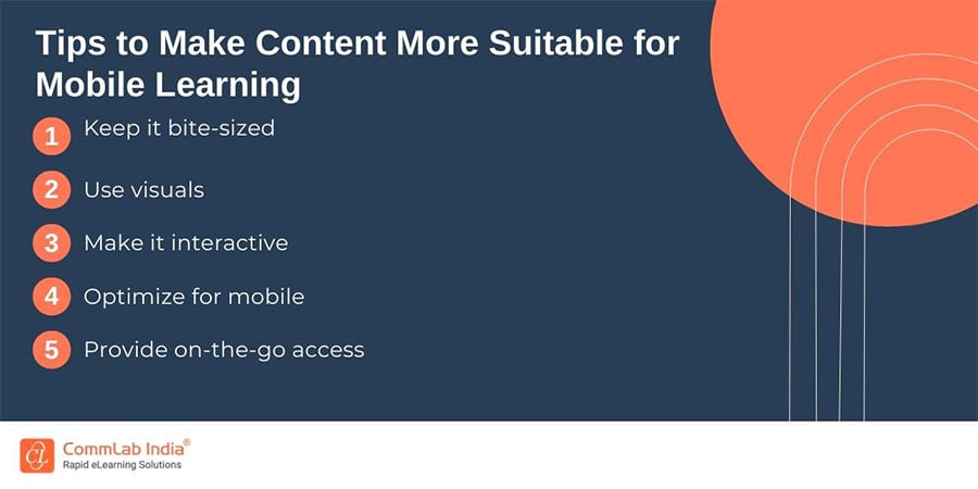How to Make Content Suitable for Mobile Learning