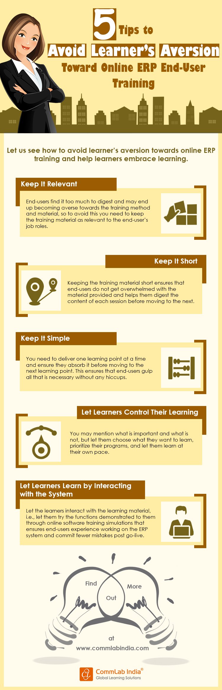 5 Tips to Avoid ERP End-user Training Learner Aversion [Infographic]