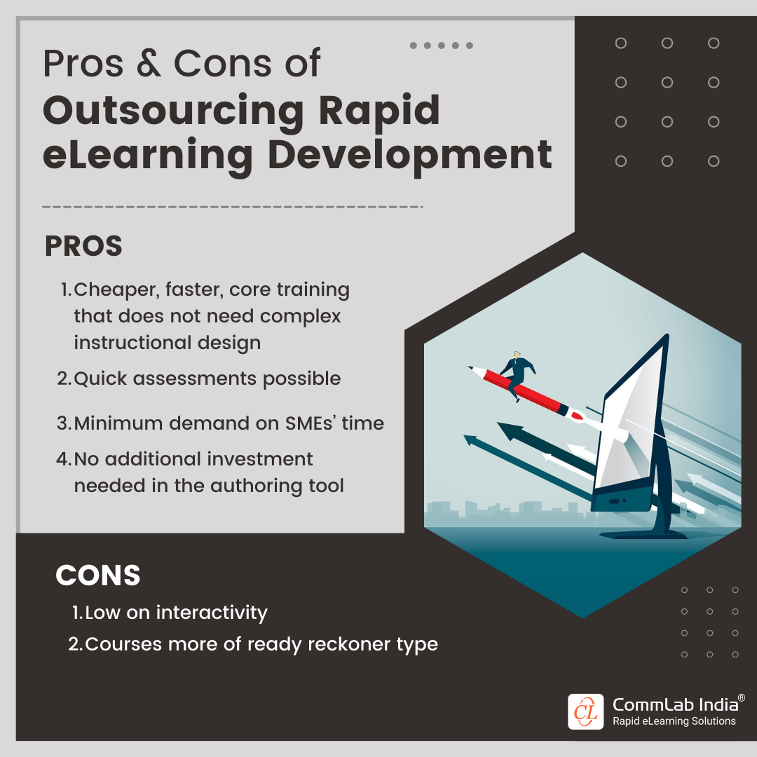 Pros & Cons of Outsourcing Rapid eLearning Development