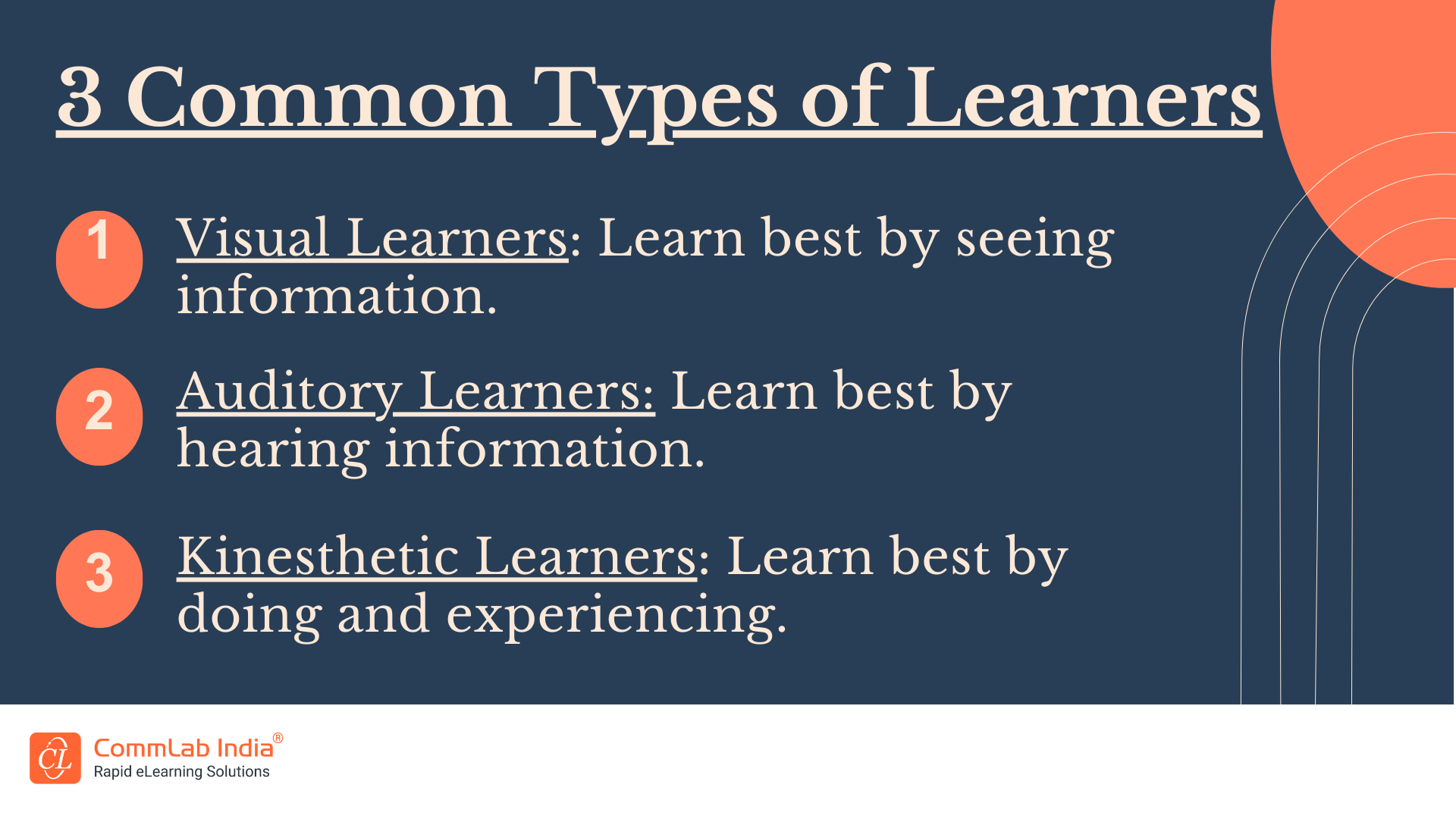 3 Common Types of Learners