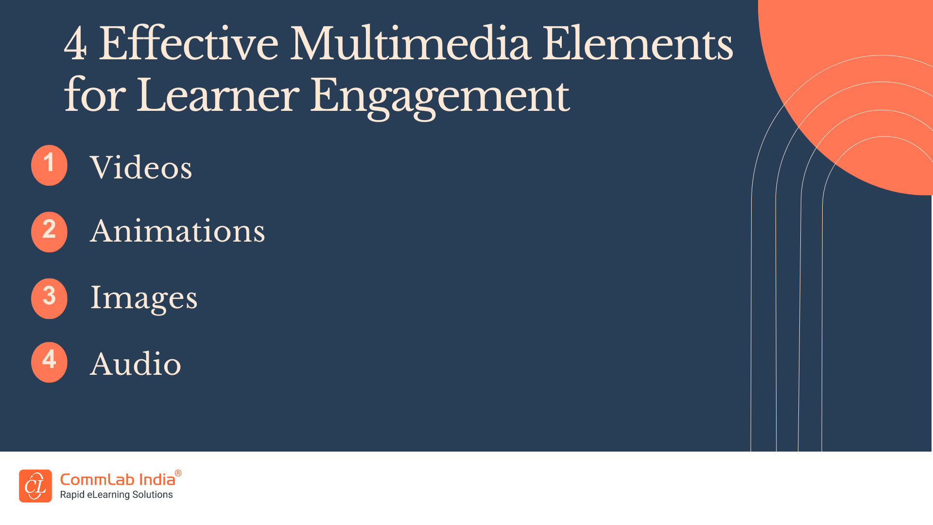 4 Effective Multimedia Elements for Learner Engagement