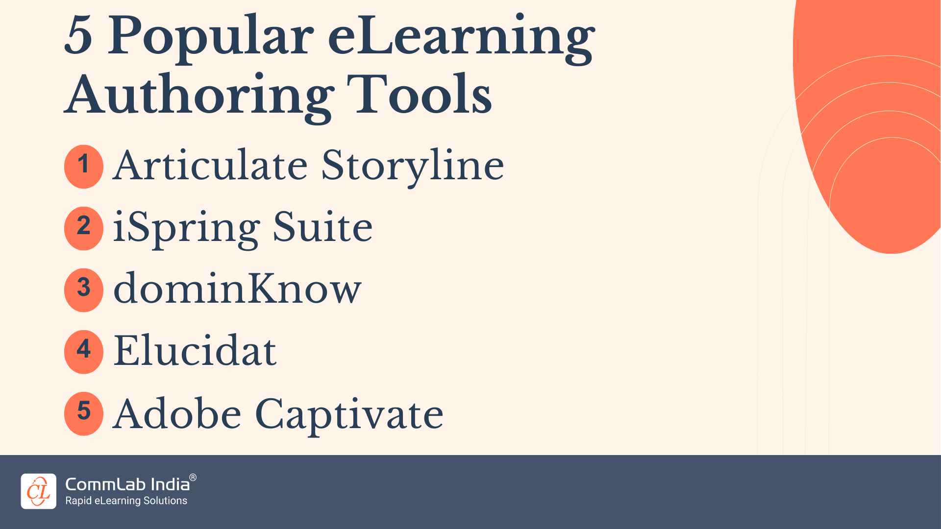 5 Popular eLearning Authoring Tools