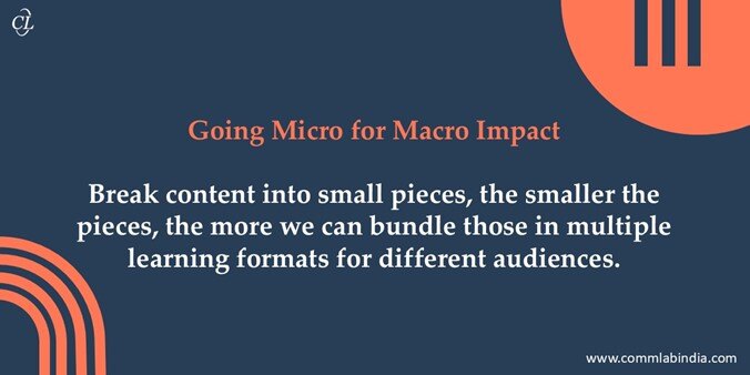 Going Micro in Rapid eLearning Development