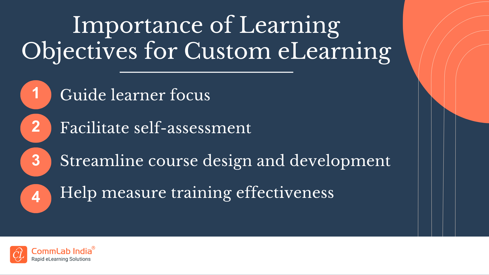 Importance of Learning Objectives for Custom eLearning